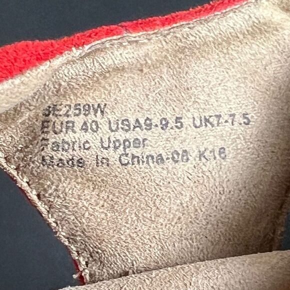 Womens AETREX Maria Red Adjustable Sandals / Size 9-9.5 - Picture 8 of 8